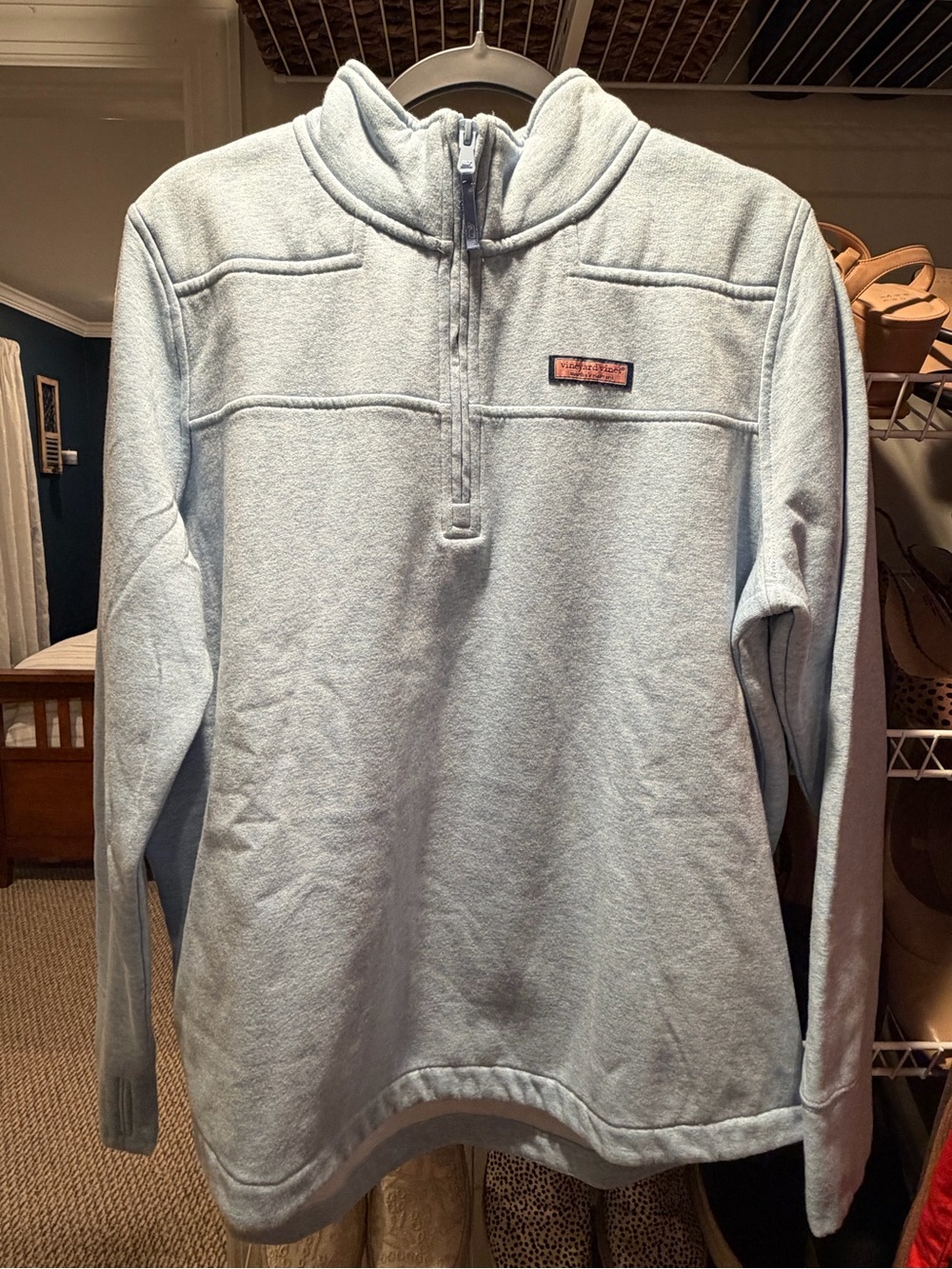 Vineyard Vines Light Blue Women’s Half-Zip Pullover